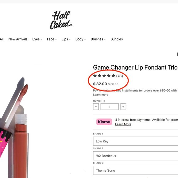 🌸 Half Caked Game Changer Lip Fondant Trio & Hot Mess Glitter Gel Pens BUNDLE - Picture 8 of 16